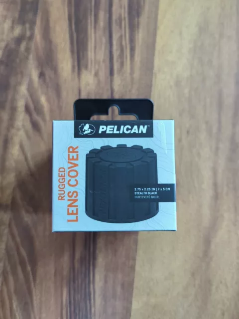 Pelican Rugged Silicone Camera Lens Cover - Weather Sealing Fit - Black