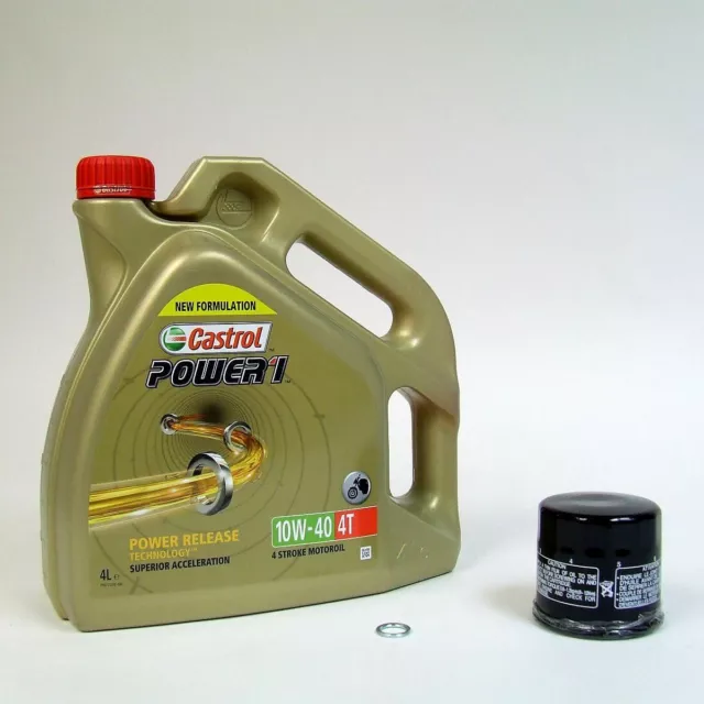 Service Kit Ölwechsel Castrol 10W-40 Öl passend für Yamaha V-MAX 1200