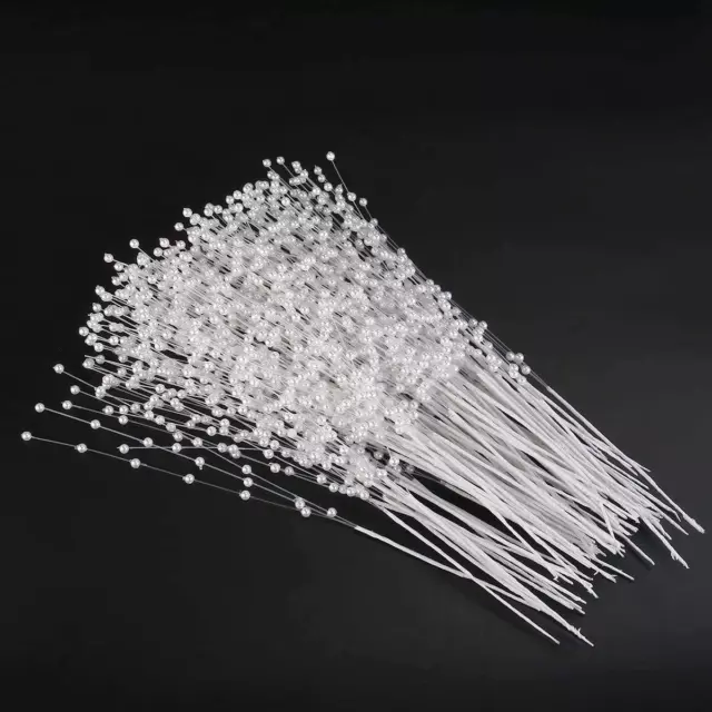 Jieddey Bouquet da Sposa,Bastoncini di Perle 50 PCS Spray di Perle Ste XOM