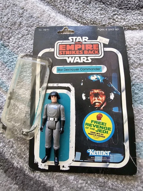 Kenner Rotj KENNER STAR WARS ROTJ Death Star Destroyer Commander ouvert 48 dos EUR ...