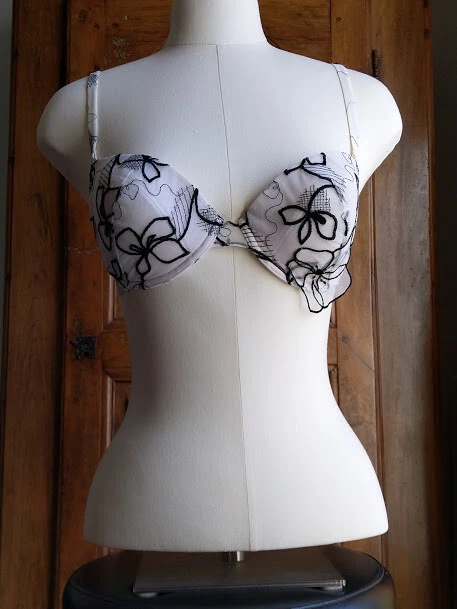 Soutien-gorge Ravage Bohème - Dos Nu, Armature, Gris - Neuf Avec étiquettes