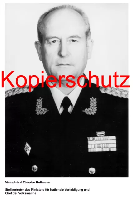 G28 Vizeadmiral Theodor Hoffmann Volksmarine NVA DDR Foto 20x30 cm