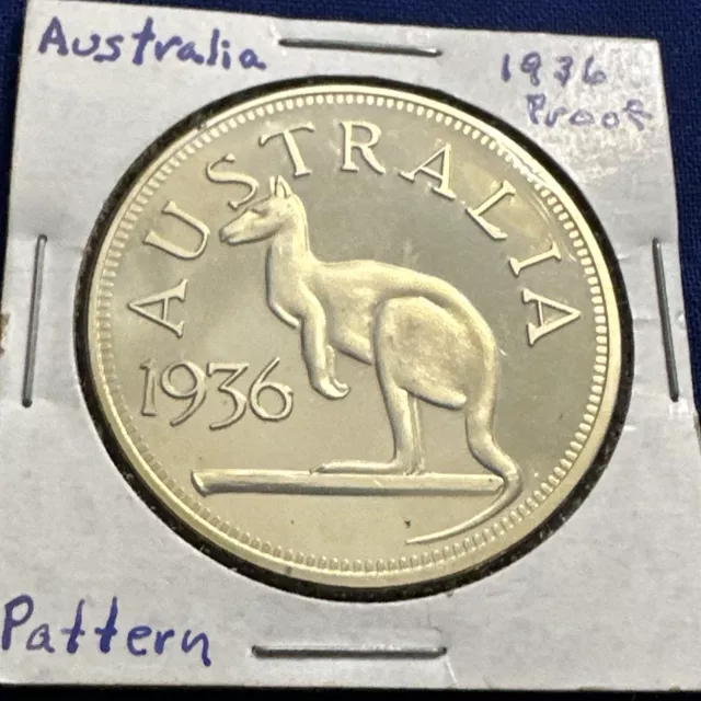 1936 Austrailian King Edward V111 Proof Pattern Crown #S174