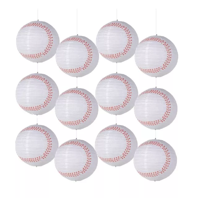 8inch Baseball  Lanterns Sports Team Party Baseball Hanging  Softball Party3343