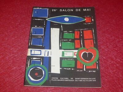 [ART XXe]  CATALOGUE EXPOSITION XXVIe SALON DE MAI 1970 Couv. Etienne Martin