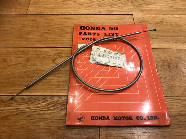 Honda C 310, NOS genuine throttle cable / câble neuf d’origine de gaz