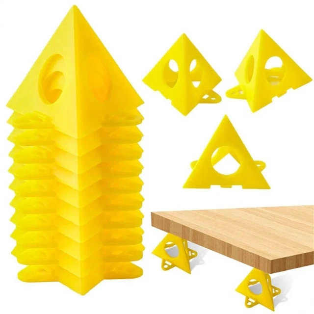 10pcs Pyramiden Mini Farbständer Werkzeug Dreieckspads für die Holzbearbeitung