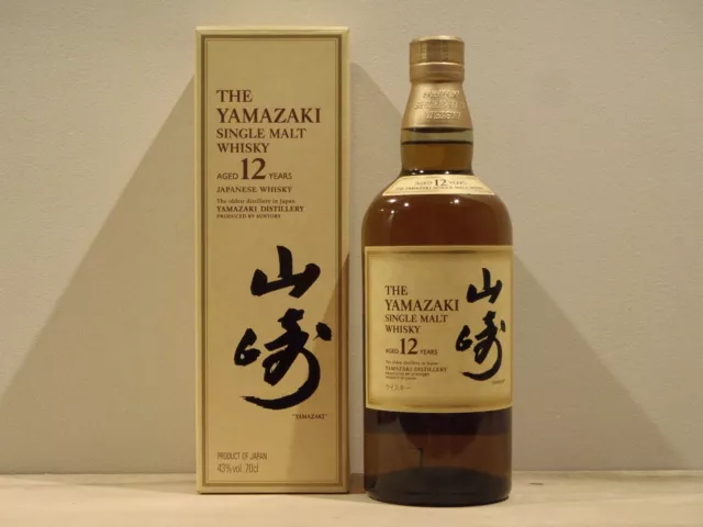 The Yamazaki 12 Years Single Malt Japanese Whisky  70cl 43° vol.