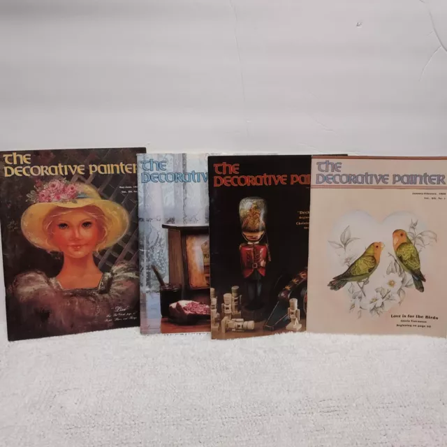 Pintor decorativo pintura de tole 1984 - Lote 86 de 4 libros vintage artesanías navideñas