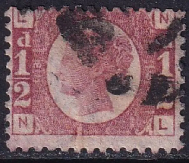 GREAT BRITAIN 1870 QV ½ d Bantam SG 49 Plate 13 Used (CV £18)