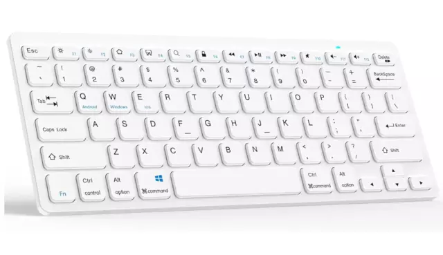 KBCASE Bluetooth Keyboard, Wireless Tablet Keyboards IOS Android Windows PC
