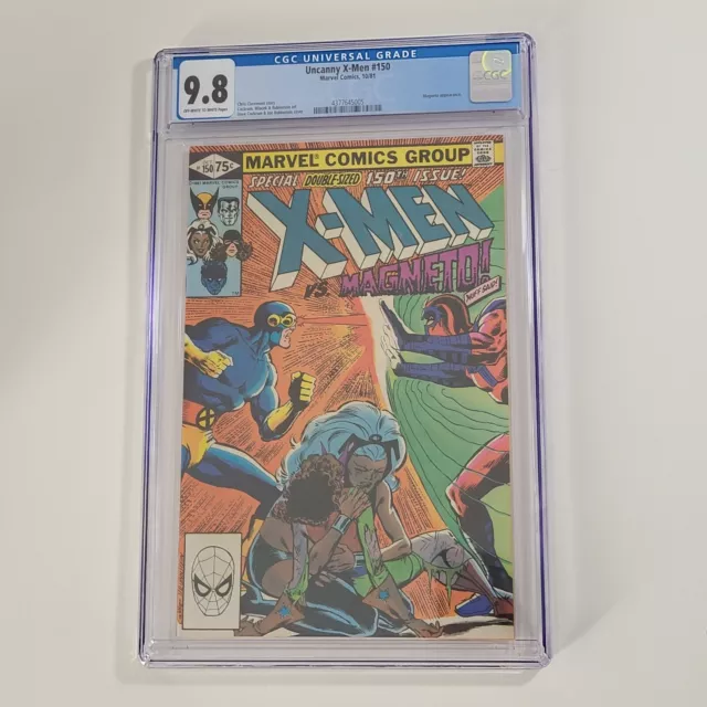 Uncanny X-Men #150, CGC 9.8 NM/MT, OW/W Pages (Marvel, 1981) Origin of Magneto