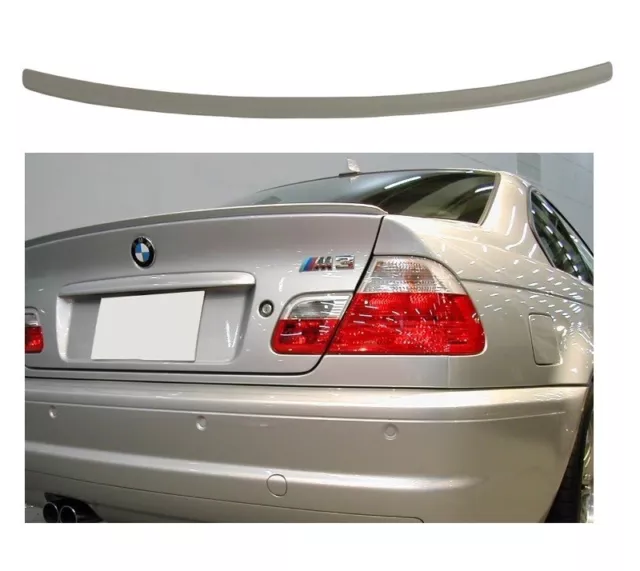 Spoiler / Lame De Coffre En Abs Look Csl Bmw Serie 3 E46 Coupe De 1999 A 2006