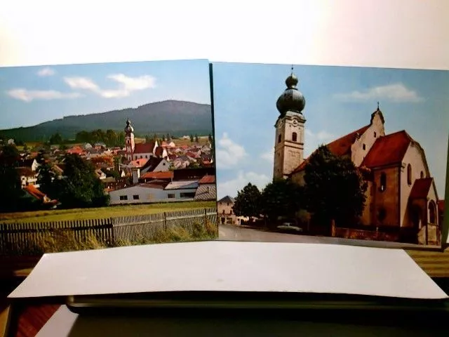 Eslarn. Oberpfalz. 2 x Alte Ansichtskarte / Postkarte farbig, ungel. ca 70ger Ja