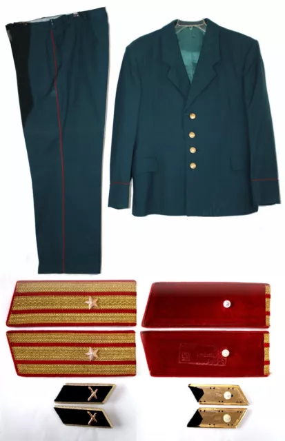Original USSR Army Officer Parade Uniform and Unattached Set of Accessories #30A