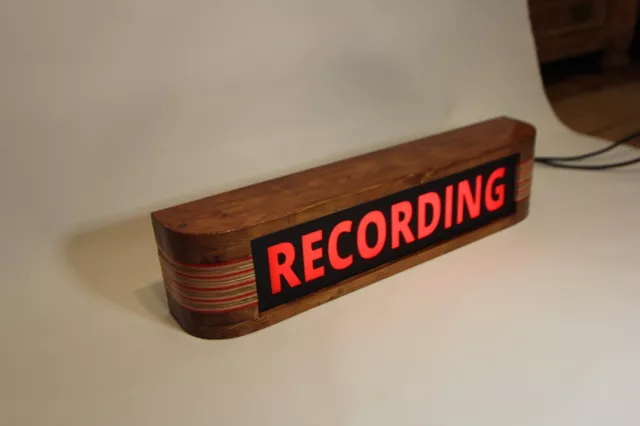 Recording Sign Studio Light RCA Style Warning Light On Air Sign DAW Remote