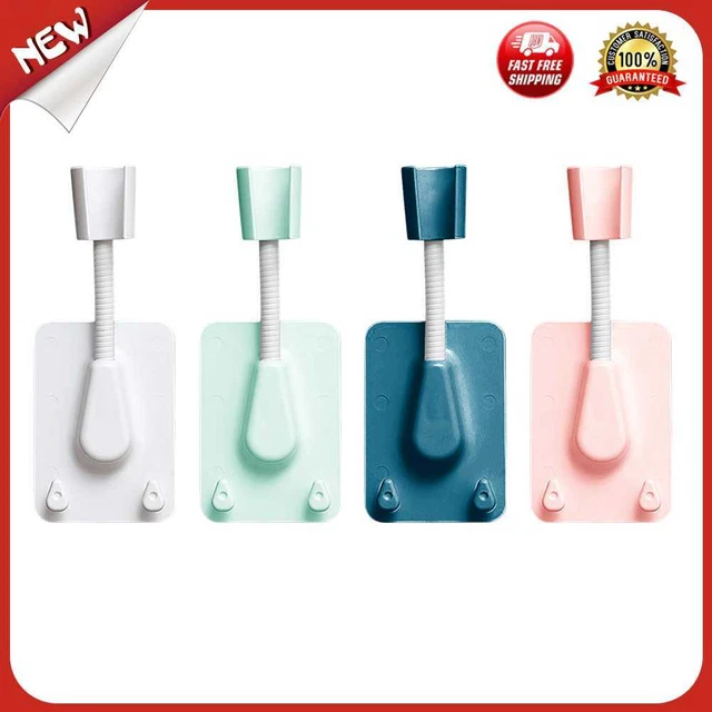 es Bathroom Wall Mounted Hand Shower Holder Bracket Fixing Clip Nozzle Base Shel
