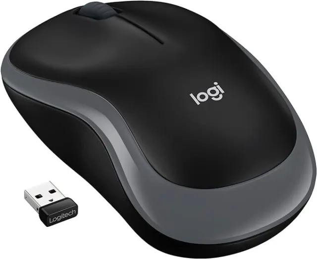 Logitech M185 Wireless Mouse, 2.4GHz with USB Mini Receiver 12Month Battery Life
