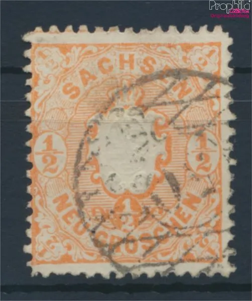 Briefmarken Sachsen 1863 Mi 15 Pracht gestempelt(9464914