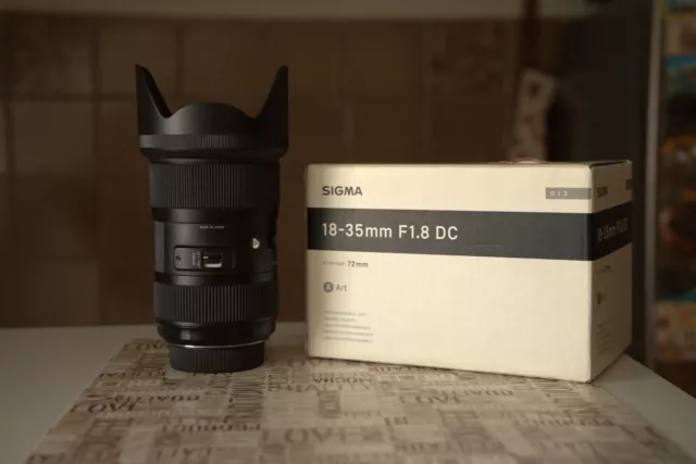 Sigma 18-35mm f1.8 dc hsm art Nikon F mount