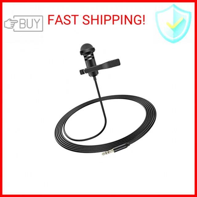 Media Mod Mic for GoPro HERO11 10 9 Black Action Camera, Lavalier Lapel Videomic
