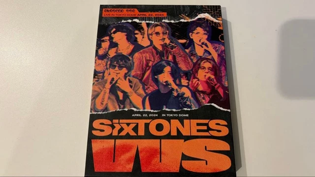 SIXTONES VVS BLU-RAY Japan Live at Tokyo Dome 2 Disc with Booklet
