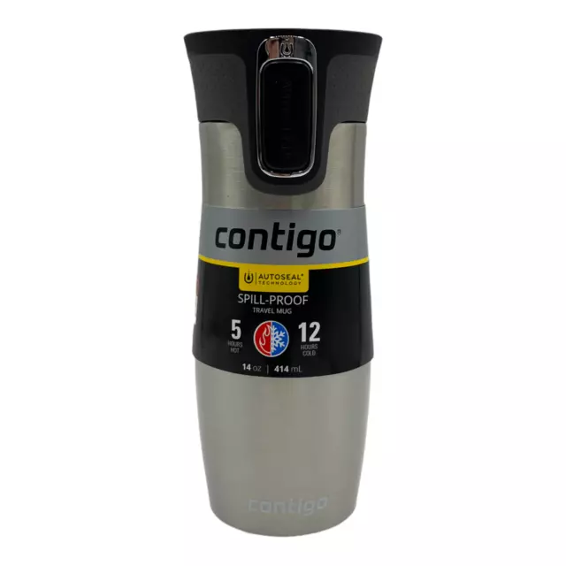 Contigo AUTOSEAL West Loop Vacuum-Insulated Stainless Steel 14 oz. Travel Mug