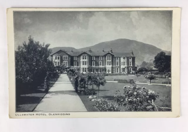 Vintage Postcard Cumbria Lake District Ullswater Hotel Glenridding Unposted #R3