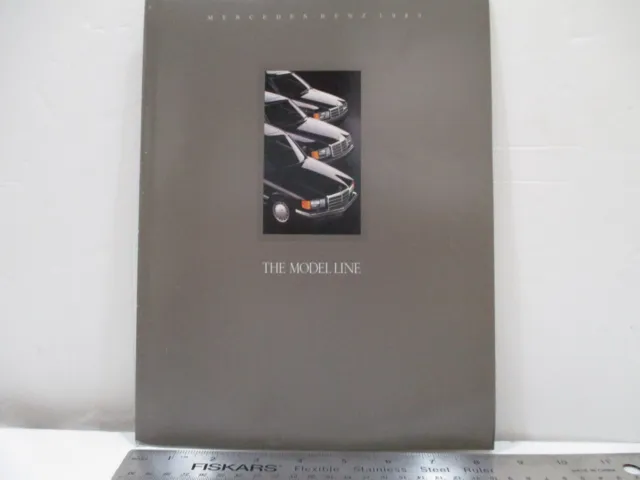 1989 Mercedes-Benz Full Line Sales Brochure All models original MC-88-706-500