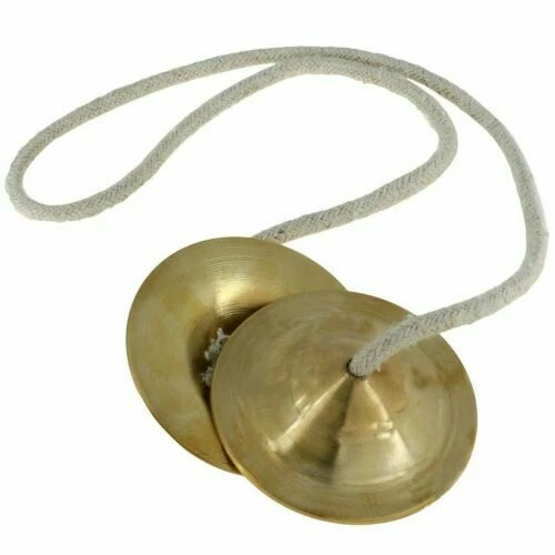 Handgemachte Manjeera-Becken Manjira-Paar Indisches Musikinstrument...