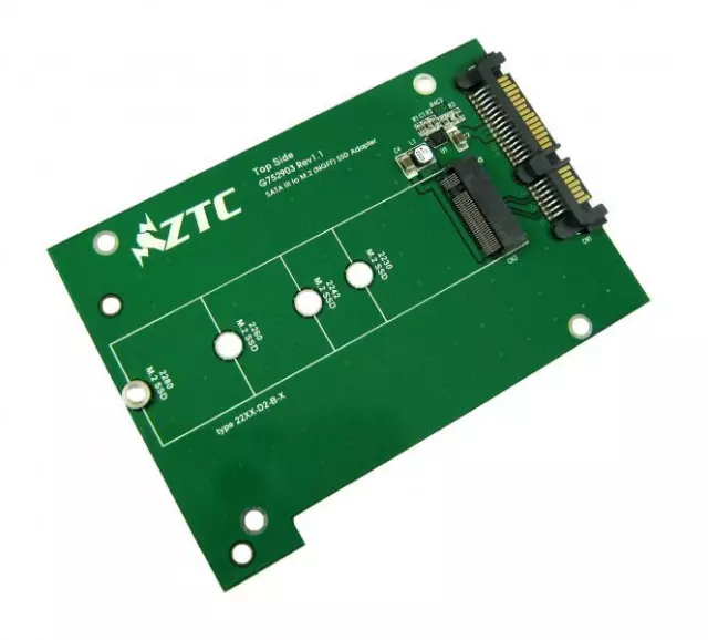 ZTC Thunder Board M.2 (NGFF) SSD to SATA III Adapter Board