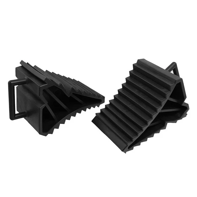 4X(2 Pcs Antidérapant Véhicule Voiture Camion Roue Pneu Cale Stop M6S3)3)