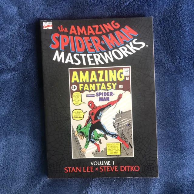 AMAZING SPIDERMAN MASTERWORKS Vol #1 Marvel Comics 1992 1st PRINT Stan Lee Ditko