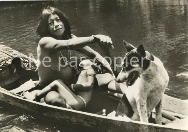 INDIENS AMAZONIE 1952 photo par DOMINIQUE DARBOIS Oyana Brésil Rio Yari