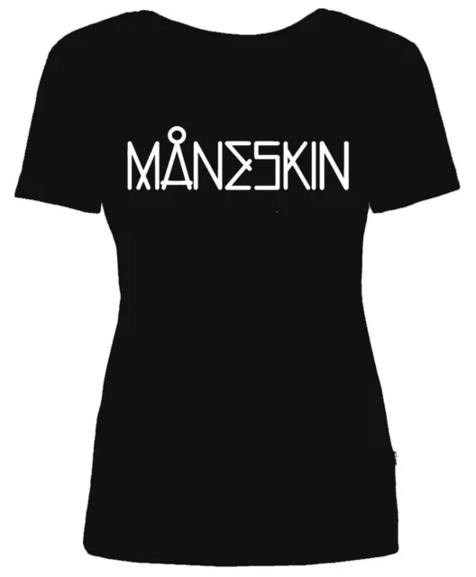 T-shirt donna dei Maneskin Logo sanremo 2021 ragazza bambina cotone 100%