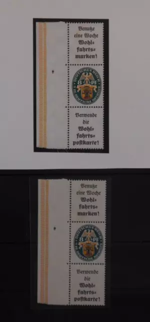 TREFF Deutsches Reich MiNr ZDr. S 67 postfrisch Rand geprüft Attest BPP 2500,- 2