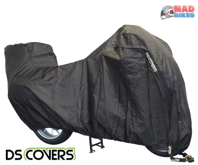 DS, Premium Quality Outdoor XXL Motorcycle Cover Harley Davidson With Top Box