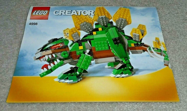 LEGO CREATOR 4998 Stegosaurus 3 in 1 T Rex and a Pterodactyl Complete 731 parts 50.99 PicClick UK