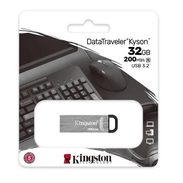 Chiavetta Penna Usb Pen Drive 32Gb Usb 3.2 Data Traveler Kyson Kingston