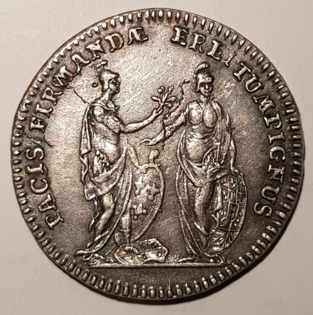 Pacis Firmandae Ereptum Pignus - Ludwig XV. - französische Token-Medaille