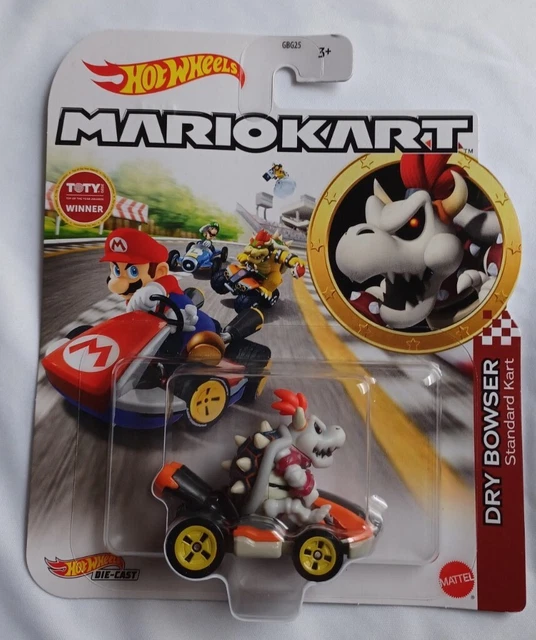 2022 HOT WHEELS Mario Kart *Dry Bowser* *Standard Kart* *Ultra Rare