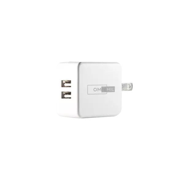 [UL Listed] OMNIHIL 2-Port Wall Charger Compatible with Simplehuman P/N: PD6083