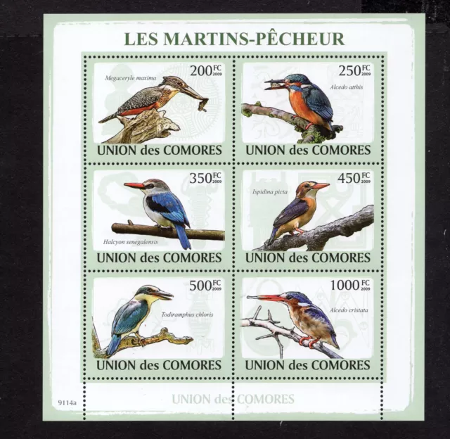 Comoros 2009 mini sheet of stamps Mi#2184-2189 MNH CV=16.8$