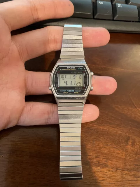 Casio W750 Marlin - 1983 Japan - Solid and well made, with a stainless  steel strap and case with screw-down case back : r/casiovintage