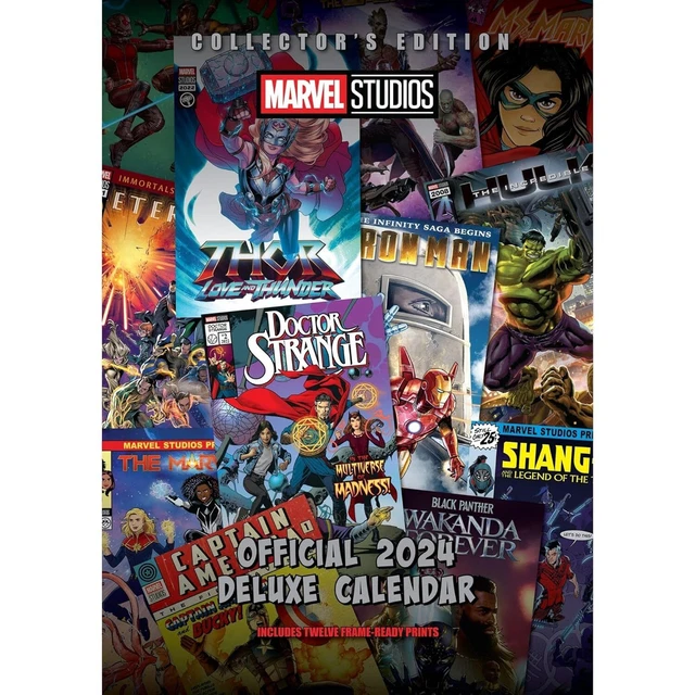 MARVEL 2024 CALENDAR Special Edition Calendar With Detachable Artwork