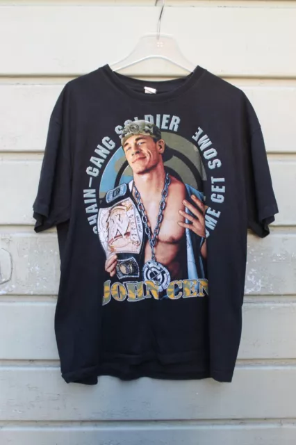 Vintage Wrestling WWE WWF Wrestmania Smackdown Raw John Cena T shirt