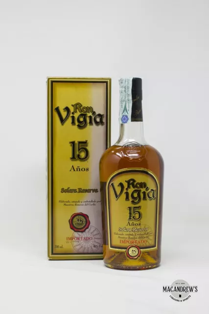Rum/Ron VIGIA 15 Anos Solera Reserva con Box
