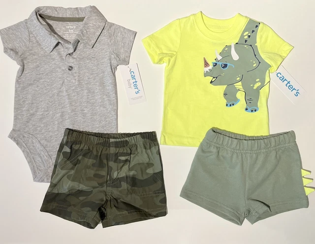 New Baby Boy Clothes 3 Months Shorts Set Carters Lot Of 2
