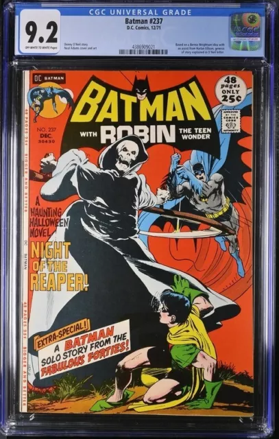 Batman 237 CGC 9.2 Neal Adams Cover & Art 1971