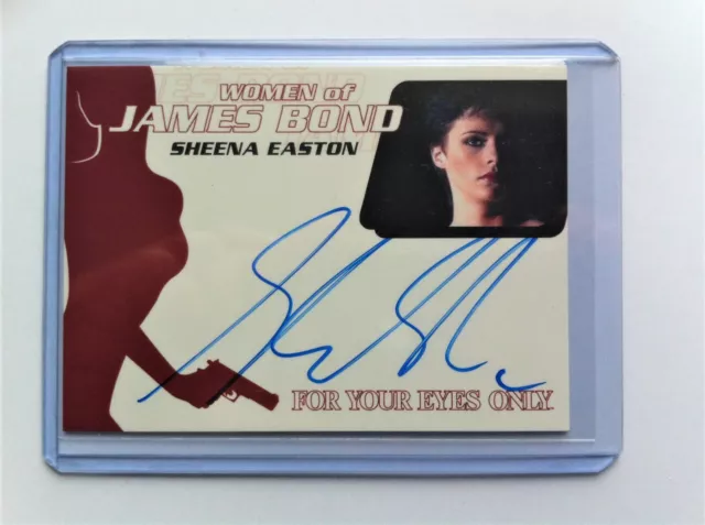 James Bond Archives 2014 WA58 Sheena Easton Women of Bond Autogrammkarte 3